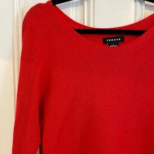 Trouvé cherry red sweater